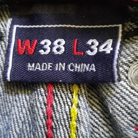 Coogi Australia Vintage Embroidered Denim Jeans Size W38 L34 - Picture 12 of 16